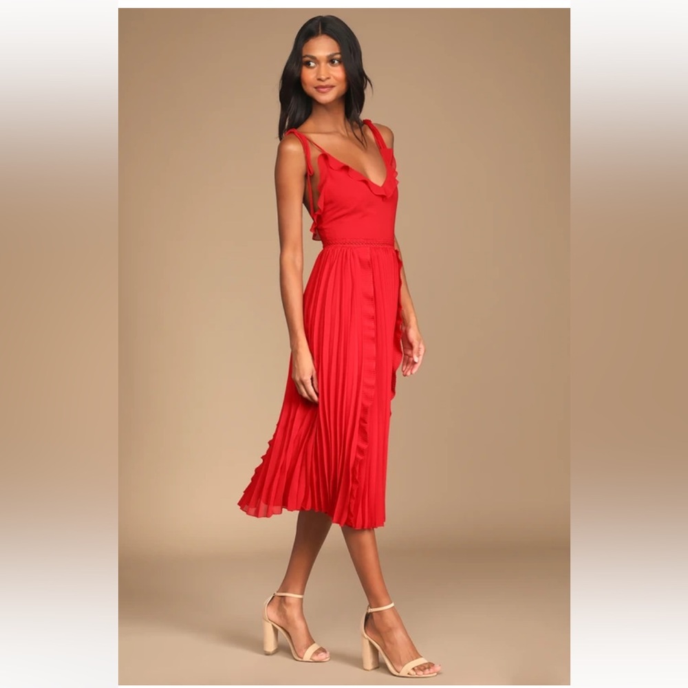 Red dress